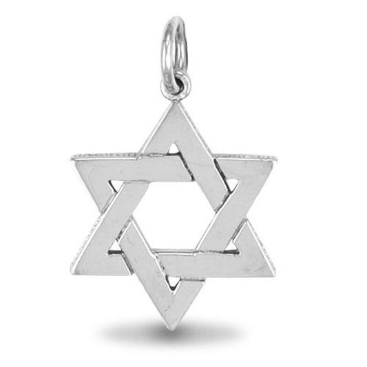 925 Silver Star Of David Pendant