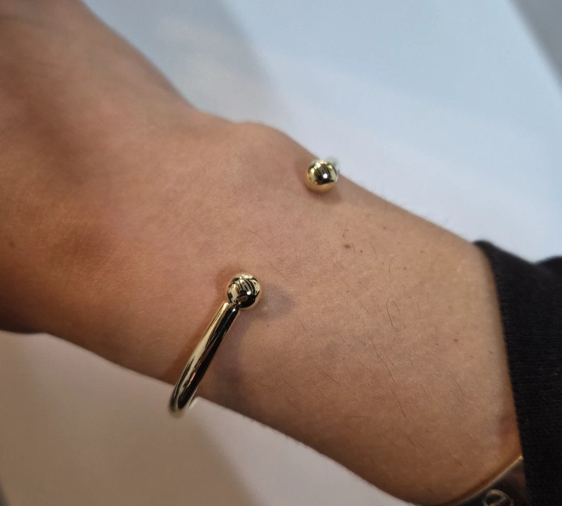 9ct Yellow Gold Torque Bangle