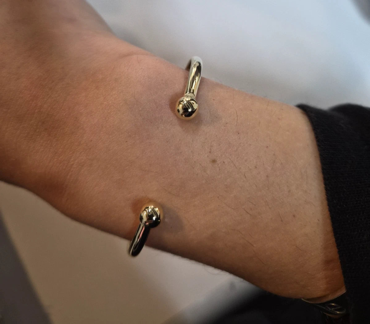 9ct Yellow Gold Torque Bangle