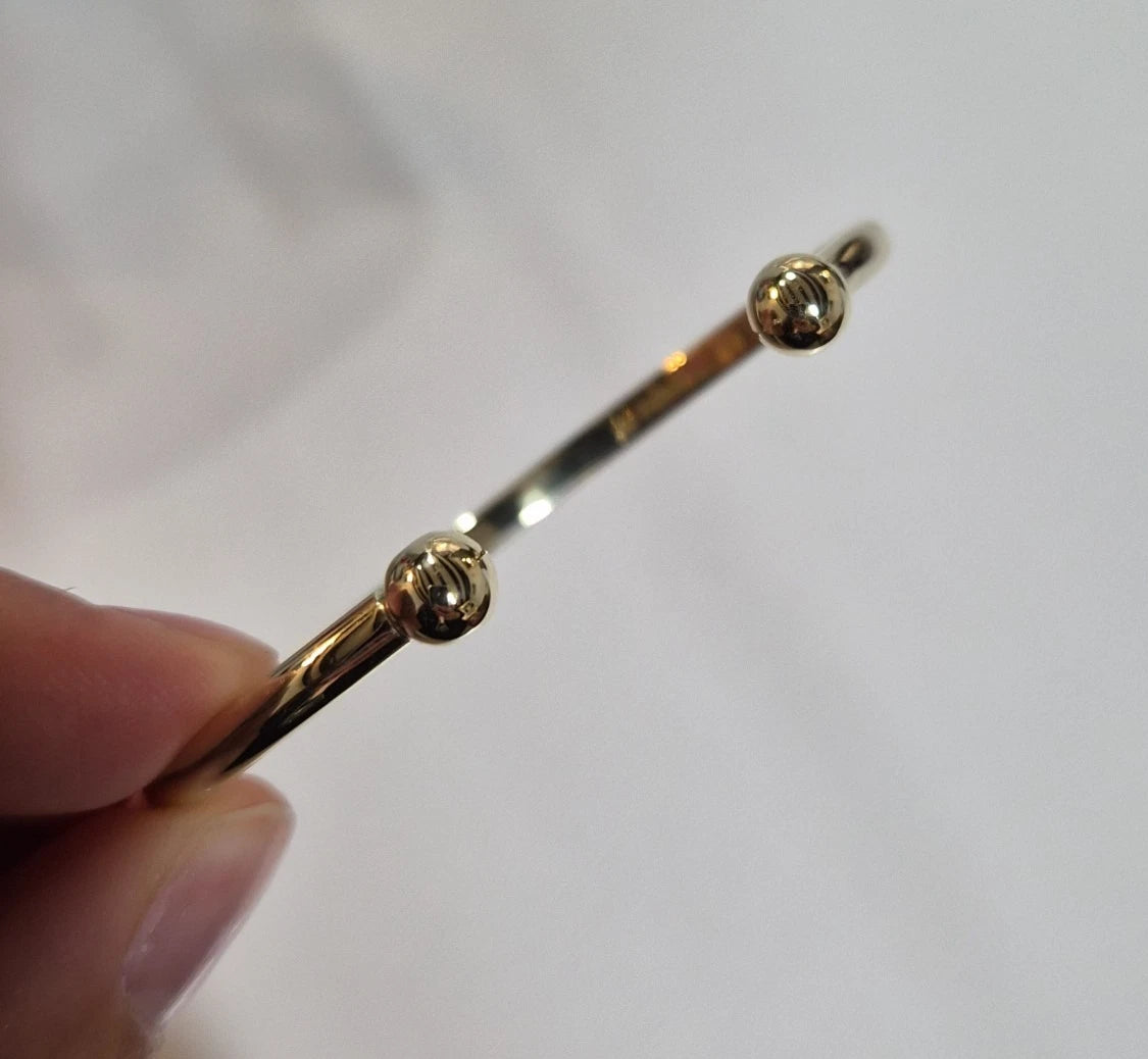 9ct Yellow Gold Torque Bangle