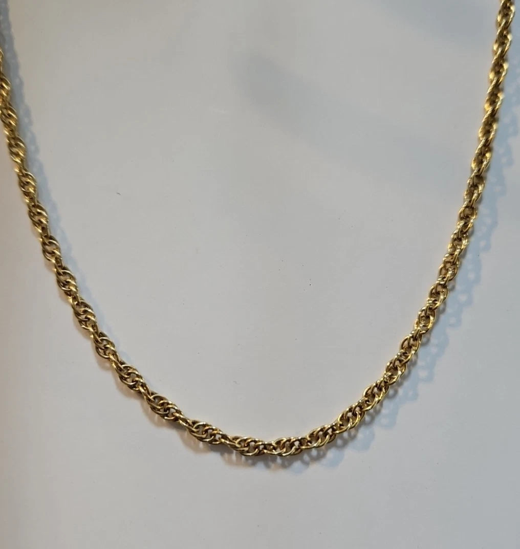 9ct Yellow Gold Prince Of Wales Chain, 20 Inches