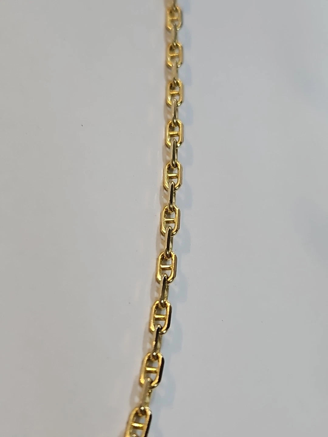 9ct Yellow Gold Anchor Chain, 18 Inches