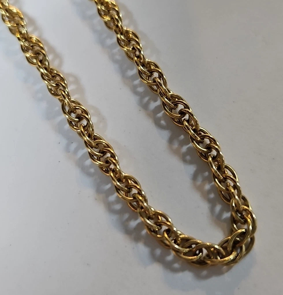 9ct Yellow Gold Prince Of Wales Chain, 20 Inches