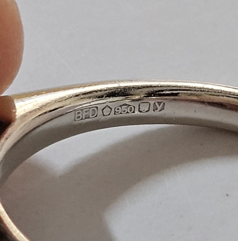 IGI Certified Lab Grown 5.64ct Round Diamond G VS2 Platinum Ring