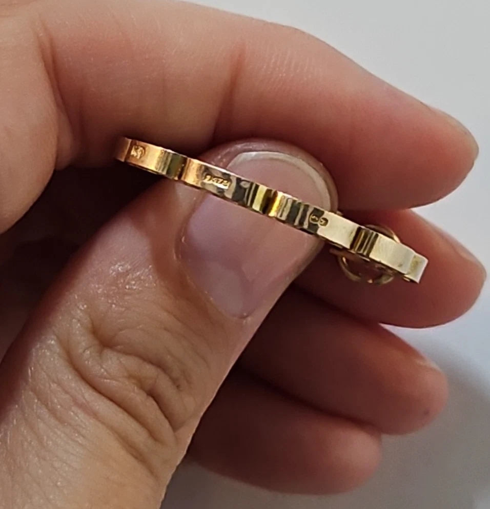 9ct Yellow Gold Full Sovereign Mount Pendant