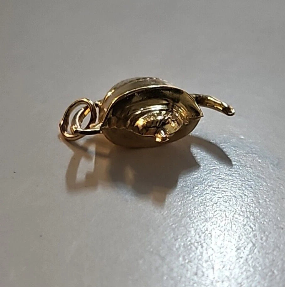 9ct Yellow Gold Teapot Charm Pendant