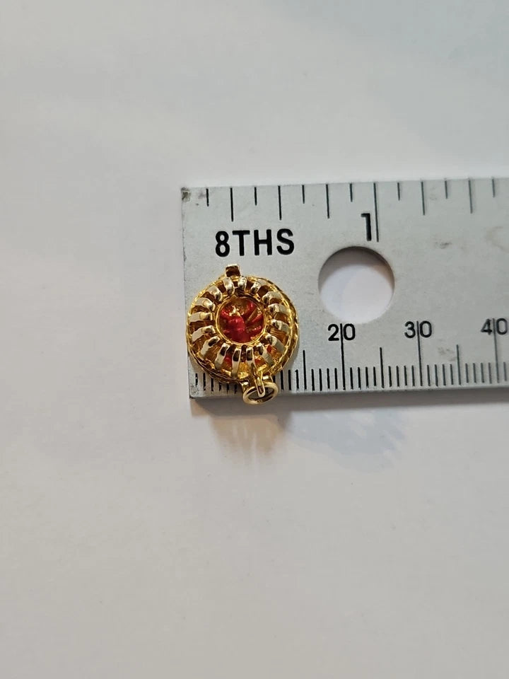 9ct Yellow Gold Opening Lobster Pot Cage Charm